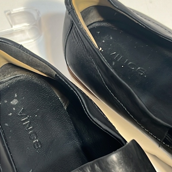 VINCE Zeta Leather Platform Slip-On Loafer Size 9.5 - Picture 10 of 16